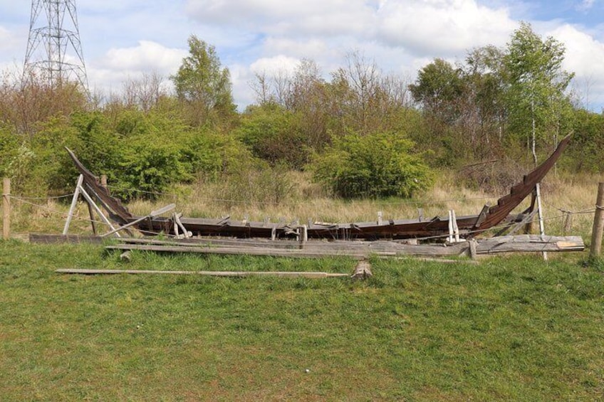 An Anglo-Saxon ship - boats like this brought the Anglo-Saxons to Britain