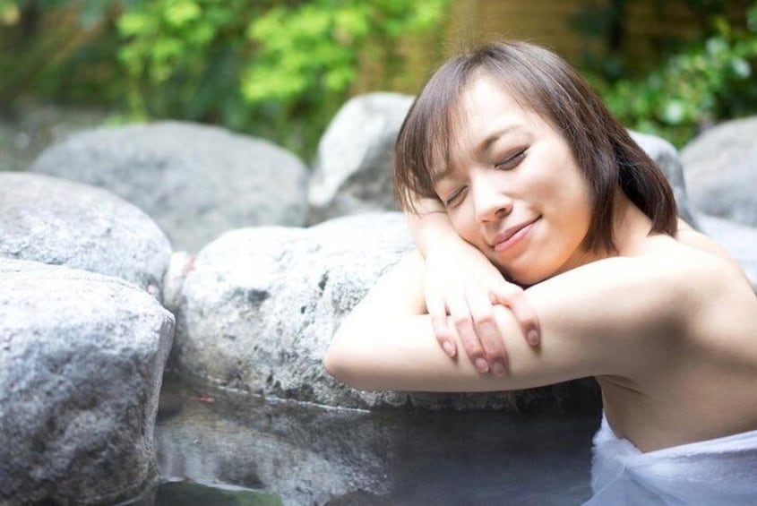 Relax in the calming and revitalizing waters of the hot springs
