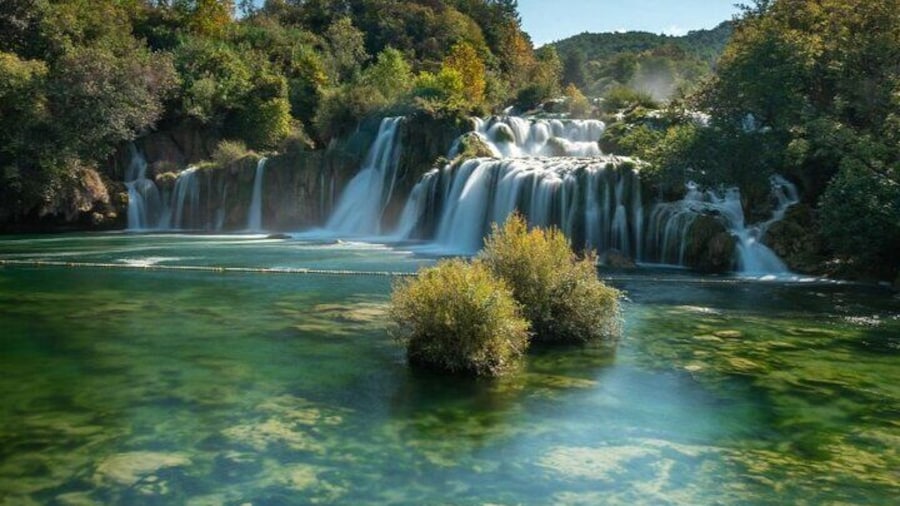 Private Krka Waterfalls with Wine and Prosciutto Shore Excursion