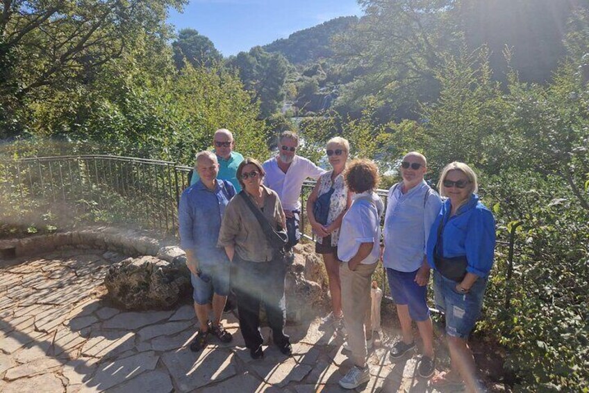 Private Krka Waterfalls with Wine and Prosciutto Shore Excursion