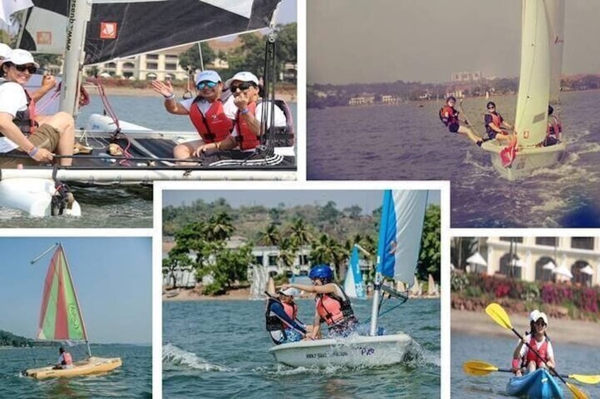 Sailing activities at Aquasail Goa