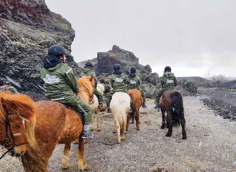 Picture 6 for Activity Reykjavik: Red Lava Horse Riding Tour