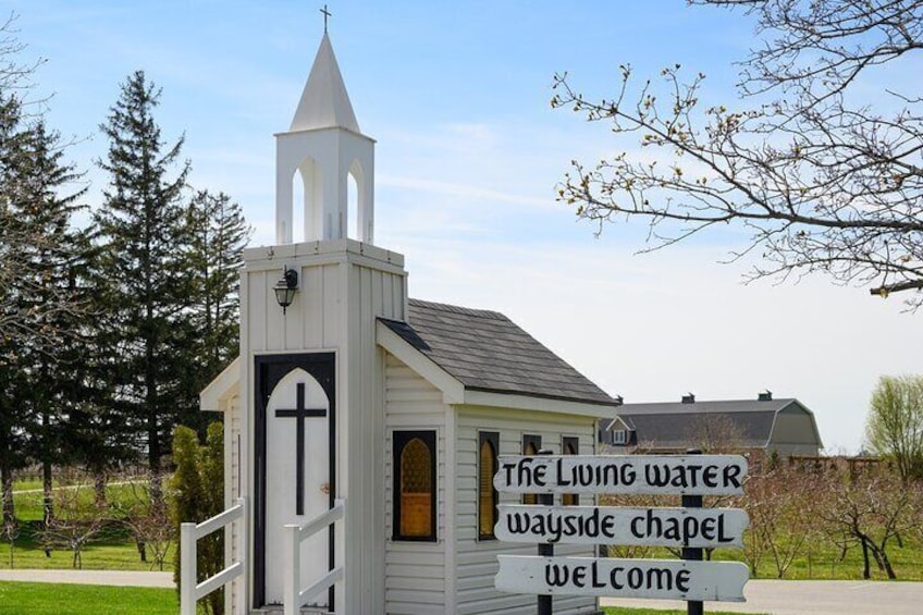 The livingwater wayside chapel - Queenston Heights Park, Niagara Parkway, Niagara-on-the-Lake.