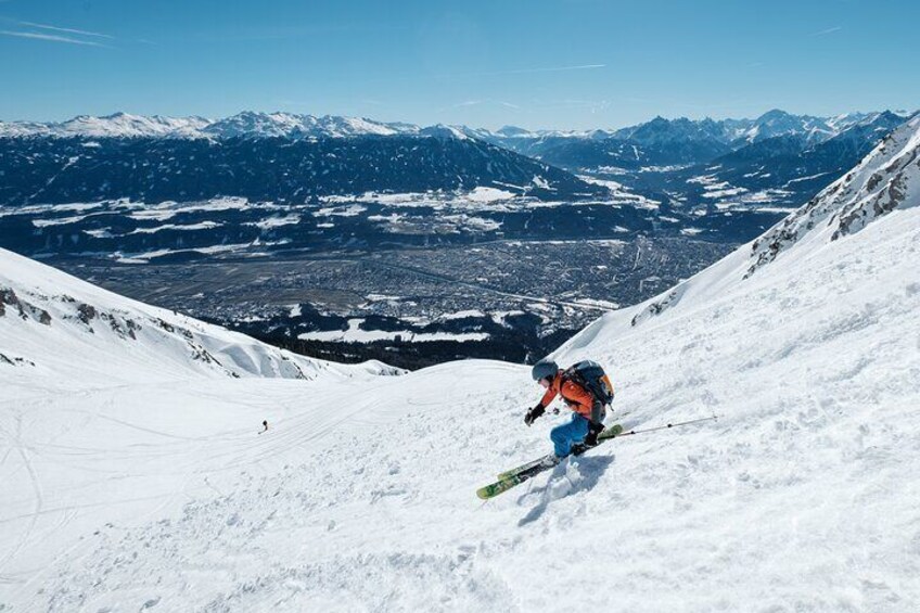 A guided Ski-Day in Innsbruck - the capital of the Alps