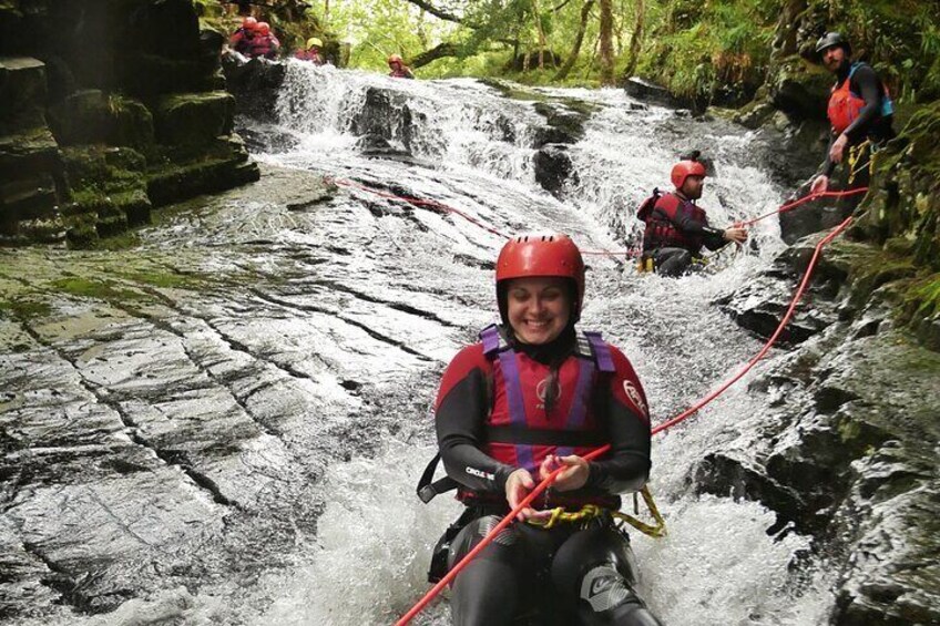 Canyoning in Snowdonia