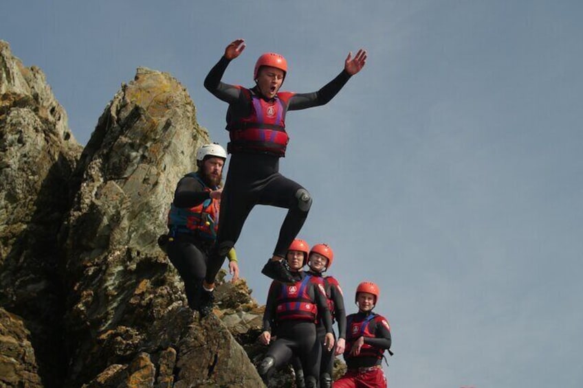 Coasteering on Anglesey