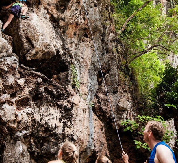 Picture 13 for Activity Krabi: Half-Day Rock Climbing at Railay Beach