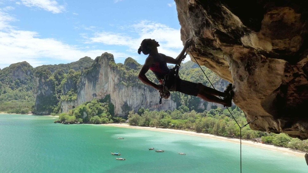 Picture 4 for Activity Krabi: Half-Day Rock Climbing at Railay Beach