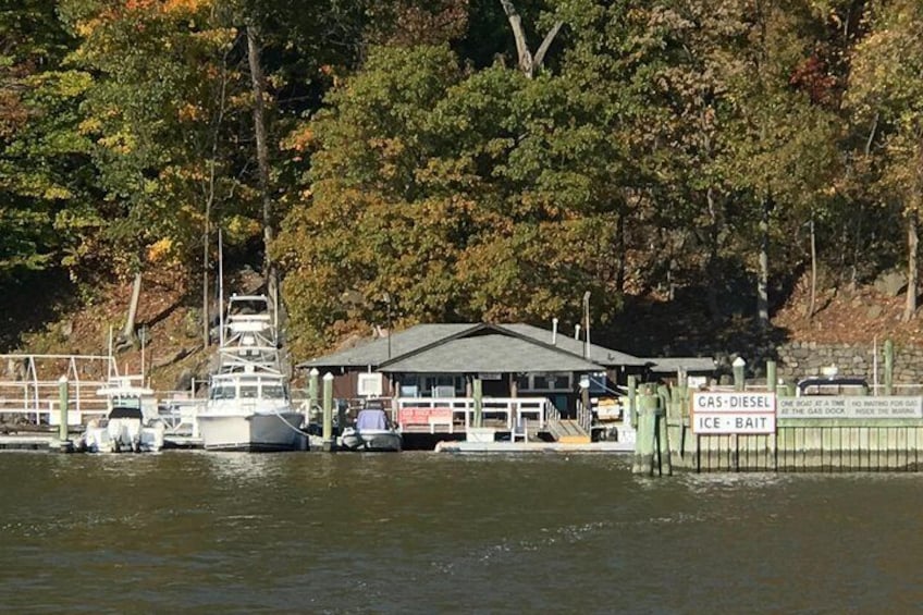 Historic Englewood Boat Basin Nestled in the Palisades on the Hudson