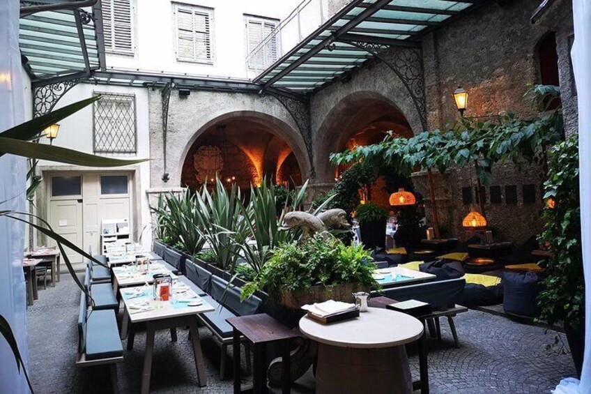 Visit the oldest restaurant in Salzburg est. 803.
