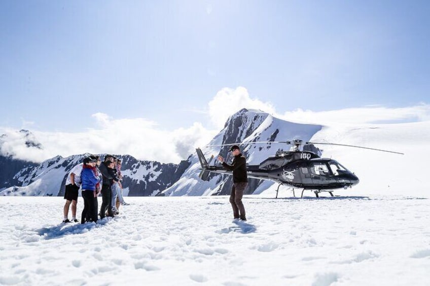 Glacier landing