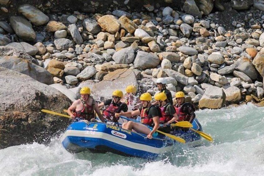 White Water Rafting Trip on the Trishuli River with private luxurious vehicle