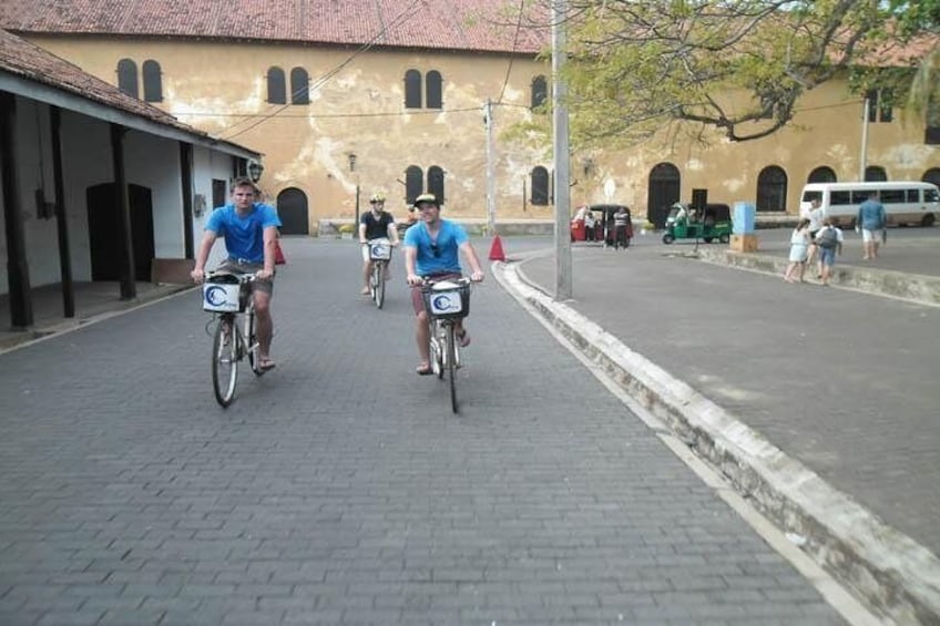 Cycling in side of Fort
