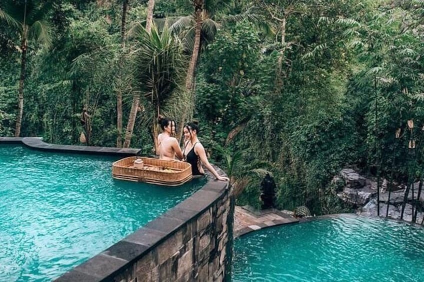 Bali D'Tukad River Club Floating Breakfast with Waterfall Free Access