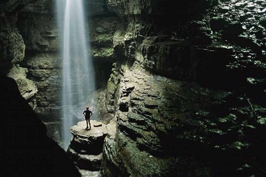 Yogyakarta Heavenly Light Jomblang Cave Adventure Join Tour