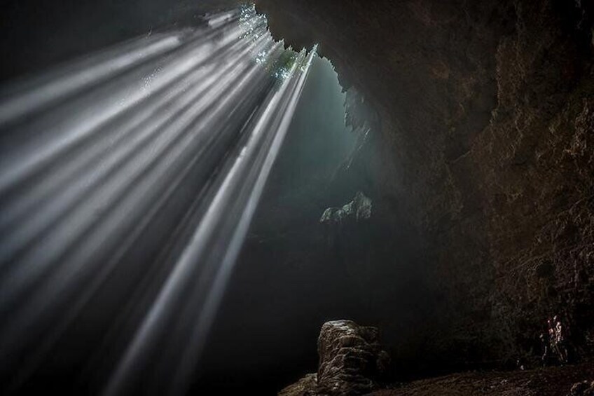 Yogyakarta Heavenly Light Jomblang Cave Adventure Join Tour