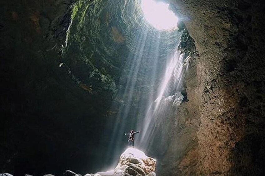 Yogyakarta Heavenly Light Jomblang Cave Adventure Join Tour