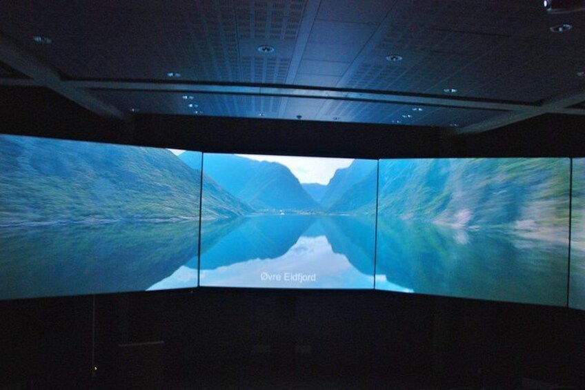 Supervideograph cinema at the Norwegian Nature Center