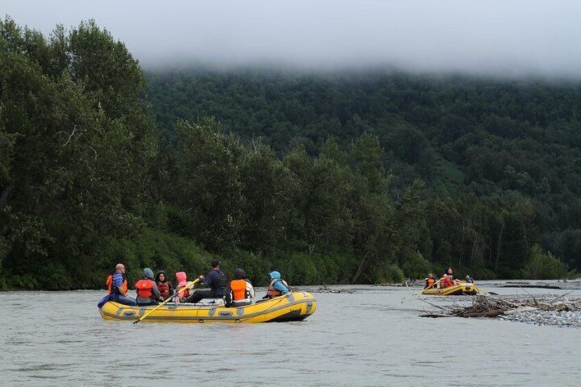 Floating down the river, no whitewater