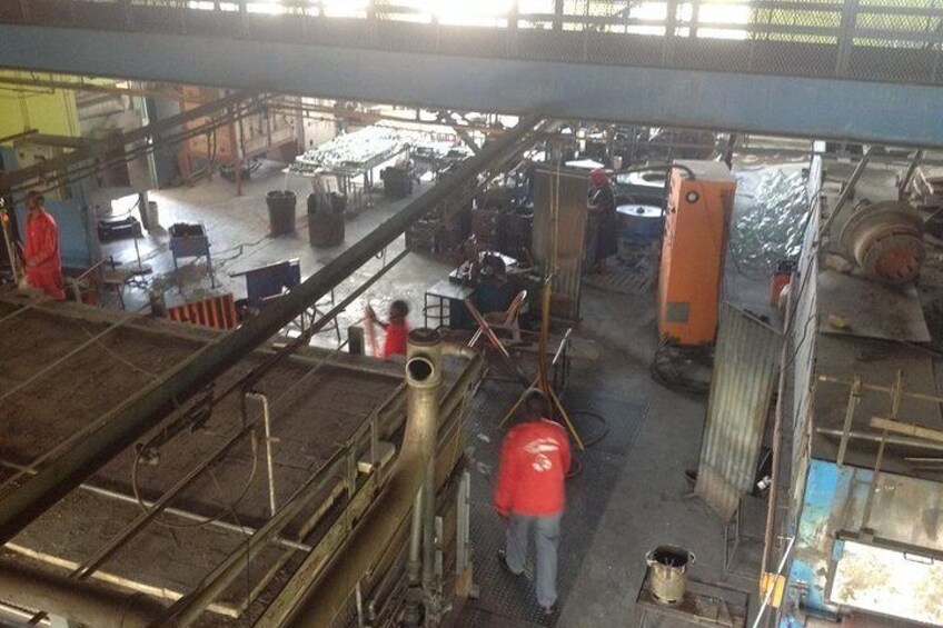 Glass factory