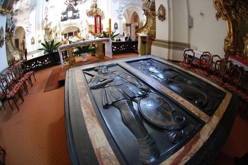 Medieval royal treasure in Sroda Slaska and impressive Cisterian abbey in Lubiaz