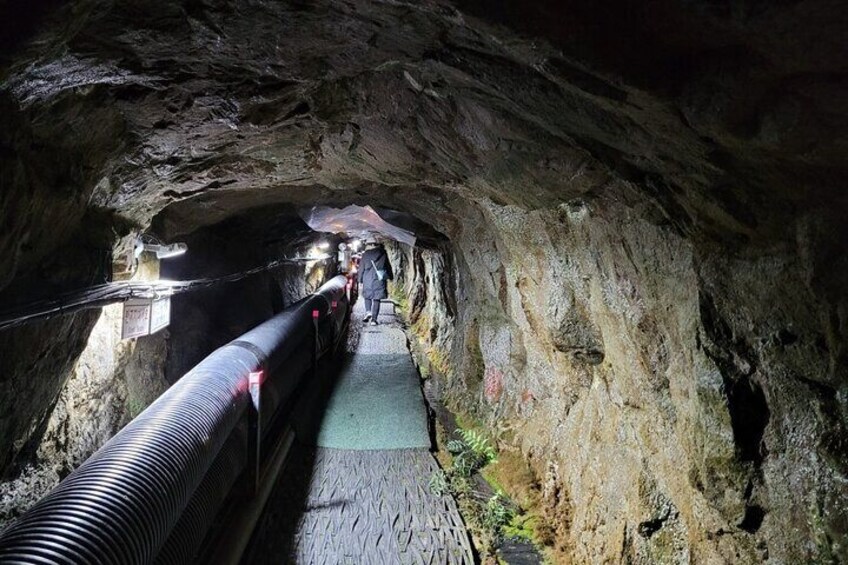 Inside 2nd tunnel