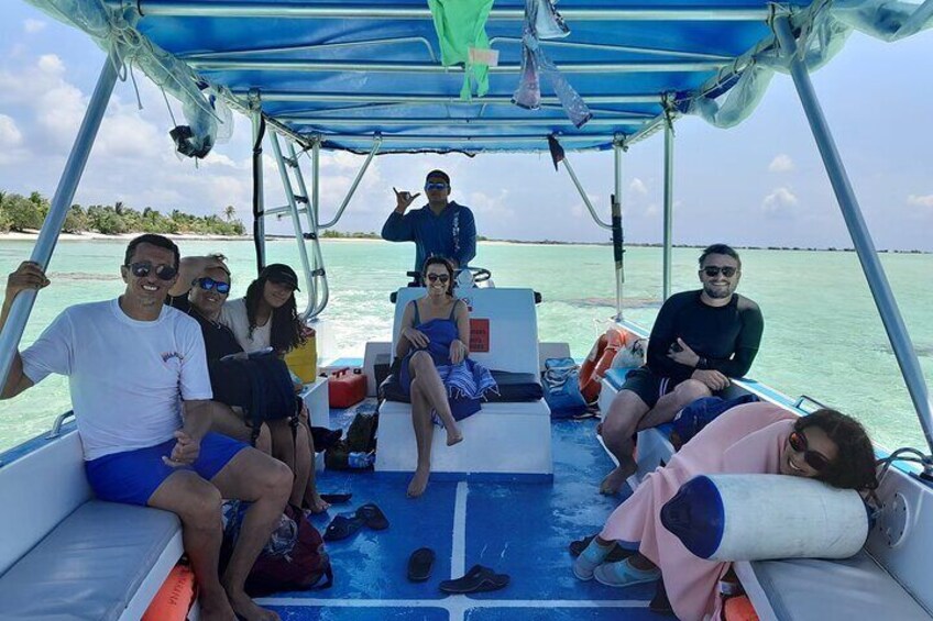 The Blue Lagoon by private boat