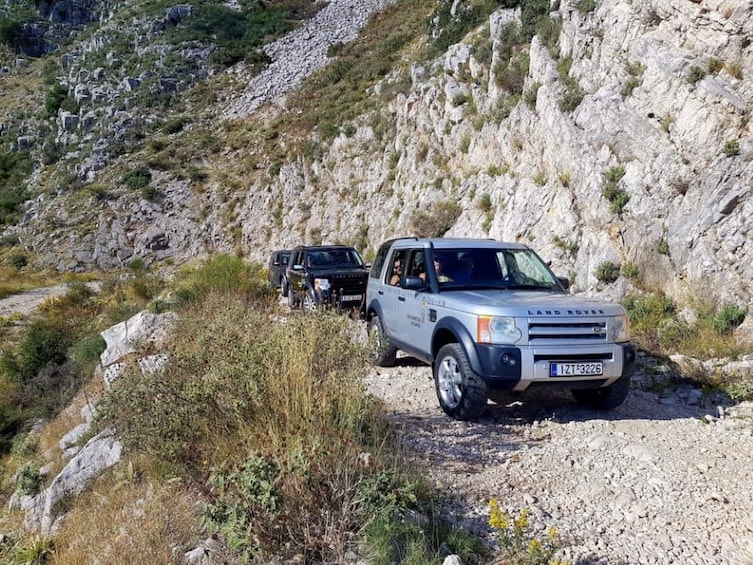 Uncharted Escapes: Land rover Safari Corfu North Route from East Corfu