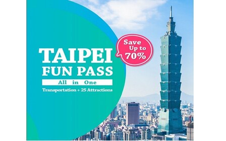 Taipei Unlimited Fun Pass: más de 30 atracciones, transportes y más