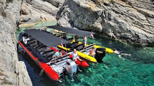 Split: Privat Blue Lagoon 3 øer heldag med speedbåd
