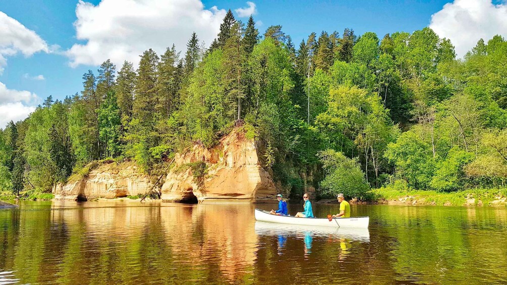 From Riga: Full-Day Scenic Gauja River Valley Kayaking Trip