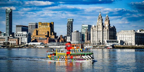 Liverpool: Sightseeing-cruise på elven Mersey
