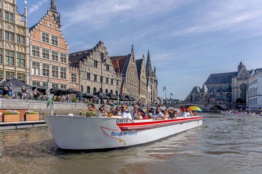 Picture 2 for Activity Ghent: 50-Minute Medieval Center Guided Boat Trip