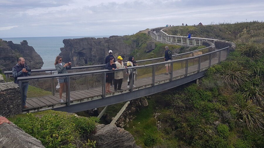From Greymouth: Punakaiki Blowholes & Pancake Rocks Tour