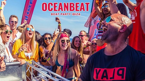 Ibiza: Ocean Club Boat Party with Premium Drinks, Food, & DJ