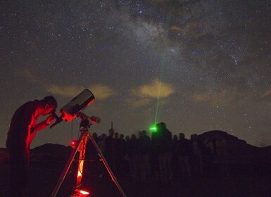 Observación de estrellas en el Parque Nacional del Teide