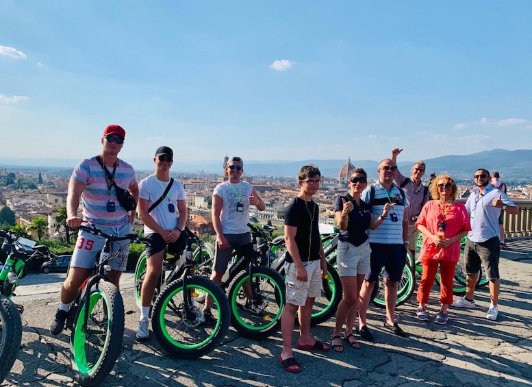 Florence: Small-Group Tour on E-Bike w/ Michelangelo Square