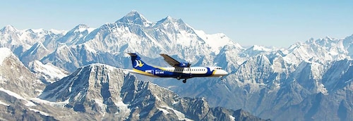 Katmandu: 1 timmes Mount Everest-flyg med privat transfer