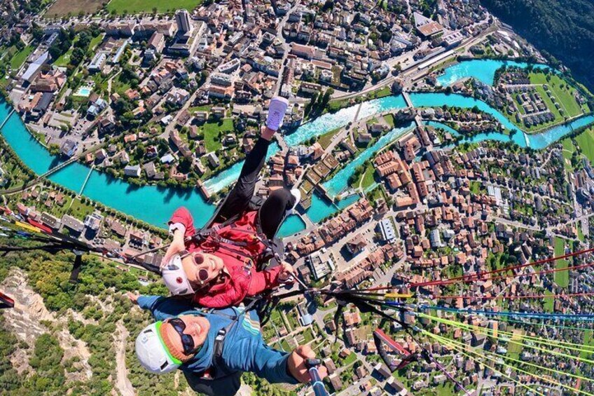 Paragliding Over Interlaken