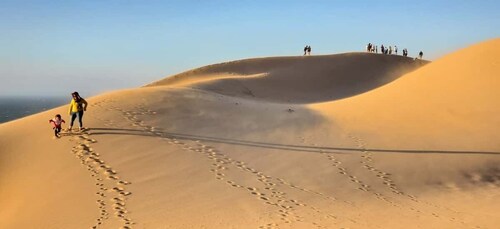 Visite d'Agadir au coucher du soleil sur les dunes du désert du Sahara (dem...