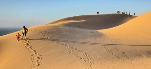 Halvdøgnsbesøk i Agadir ved solnedgang i Sahara-ørkenen