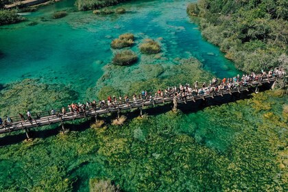 Split: Krka-fossefallstur, båtcruise og svømming