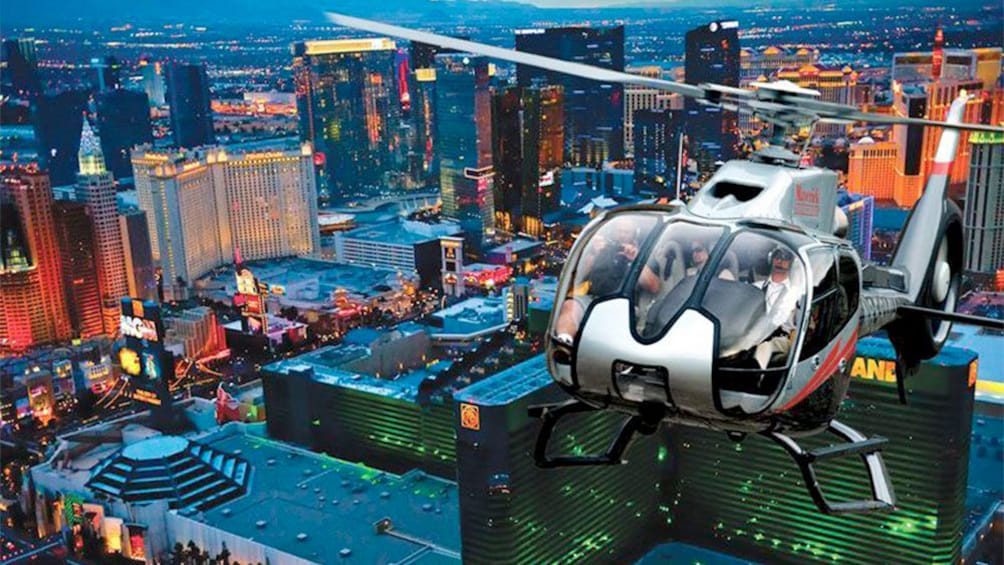 Las Vegas night helicopter tour 