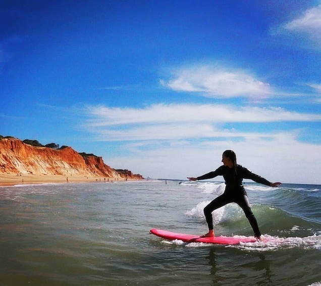 Picture 1 for Activity Albufeira: 2-Hour Falesia Beach Surf Lesson