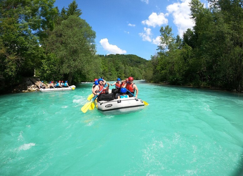 Picture 3 for Activity Bled: 3-Hour Family-Friendly Rafting Adventure