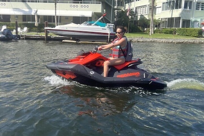 Jet Ski Tour from Fort Lauderdale to Miami with Bath