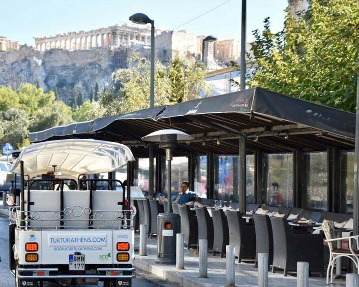 Picture 7 for Activity Athens: Private Evening Sightseeing Tour by Electric Tuk-Tuk