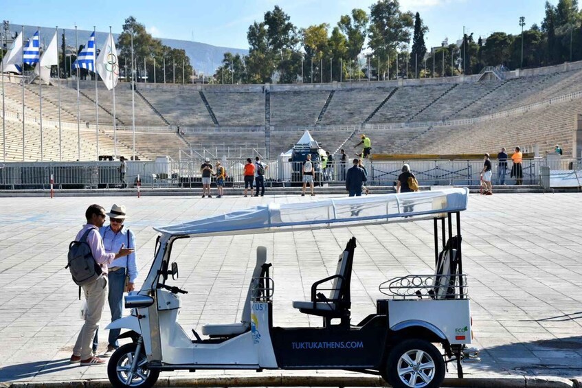 Picture 3 for Activity Athens: Private Evening Sightseeing Tour by Electric Tuk-Tuk