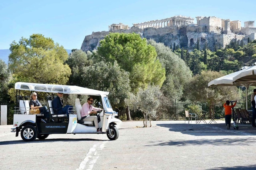 Picture 2 for Activity Athens: Private Evening Sightseeing Tour by Electric Tuk-Tuk