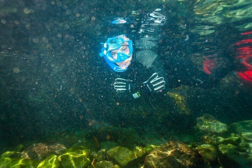 Guided snorkeling activity on the Island of Tarifa